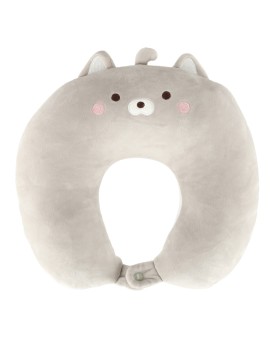 Poduszka podróżna 2w1 rogal pod kark do samolotu samochodu maskotka kot Kik Sp. z o. o. Sp. k. | Time- 2