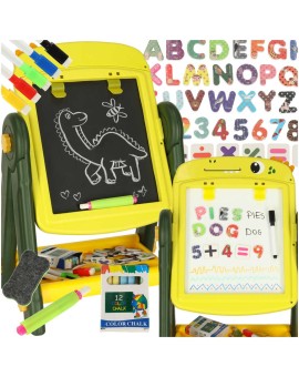 Tablica magnetyczna suchościeralna kreatywna dwustronna dinozaur