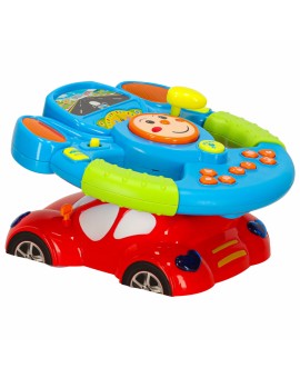 Zabawka interaktywna kierownica dla dzieci symulator muzyka dźwięki światła projektor Kik Sp. z o. o. Sp. k. | Time- 2