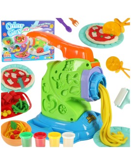 Ciastolina plastelina makaron maszynka makaronowa ciasto masa plastyczna z akcesoriami