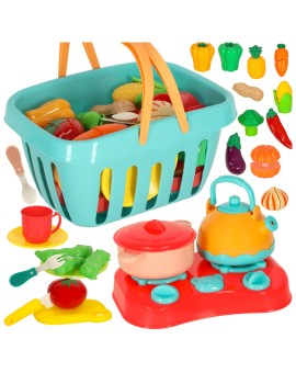 Warzywa owoce do krojenia garnki koszyk na zakupy akcesoria