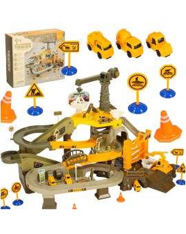 Tor samochodowy wielopoziomowy elektryczny parking budowlany auta dźwig