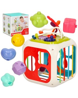 Kostka edukacyjna sorter cymbałki 7w1 Bibi-inn