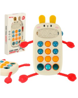 Zabawka sensoryczna gryzak dla niemowląt telefon Bibi-inn