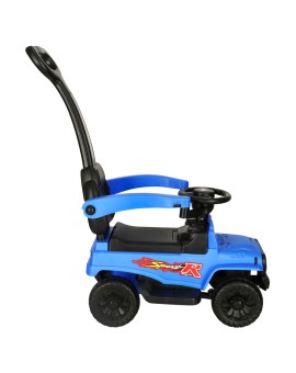 Jeździk pchacz samochód terenowy z dźwiękiem i światłami niebieski Kik Sp. z o. o. Sp. k. | Time- 2