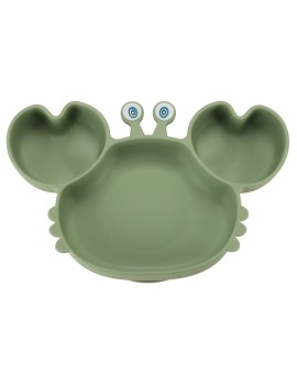 Naczynia silikonowe dla dzieci krab zestaw 19 elementów zielony Kik Sp. z o. o. Sp. k. | Time- 2