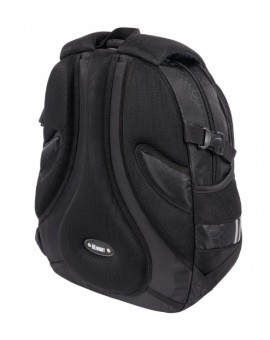 Plecak szkolny młodzieżowy czterokomorowy St. Right 23L czarny St. Majewski Sp. z o. o. | Time- 2