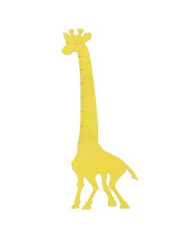 Miarka wzrostu drewniana żyrafa 125 cm żółta "3Toysm" Dzięgielewski Tomasz | Time- 2
