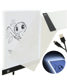 Deska kreślarska tablica tablet graficzny kalka do rysowania podświetlana LED A4 Kik Sp. z o. o. Sp. k. | Time- 2