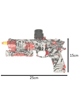 Pistolet na kulki żelowe wodne karabin zasilanie akumulatorowe USB + okulary 550szt. 7-8mm Kik Sp. z o. o. Sp. k. | Time- 2