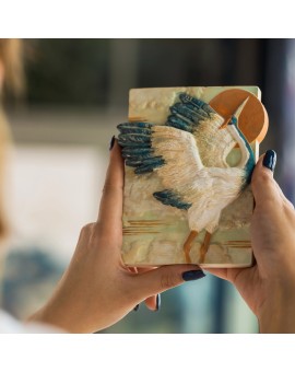 Kolorowanka gipsowa obraz do malowania 3D CANDELLANA żuraw zestaw farby i pędzle Youartgift Sp. z o. o. | Time- 2