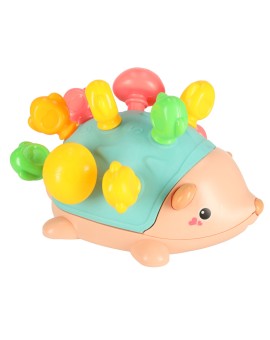 Jeżyk sensoryczny edukacyjny montessori wyjmowane kolce niebieski