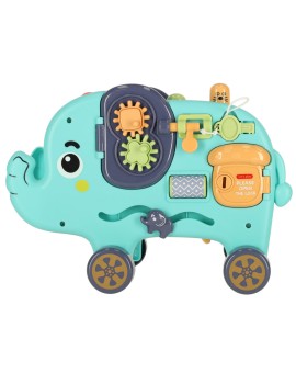 Słonik tablica manipulacyjna montessori wbijak sorter klocki młotek 26cm Kik Sp. z o. o. Sp. k. | Time- 2