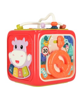 Sorter układanka kostka sensoryczna klocki edukacyjne Montessori 6w1 Kik Sp. z o. o. Sp. k. | Time- 2