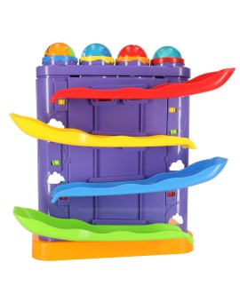 Tor kulkowy interaktywny kulodrom wbijak kulek z młoteczkami 3w1 pingwin + autko Kik Sp. z o. o. Sp. k. | Time- 2