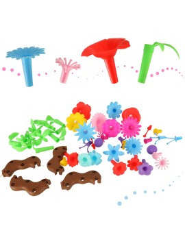 Kwiatki klocki kreatywne ogród kwiatowy 48 elementów Kik Sp. z o. o. Sp. k. | Time- 2