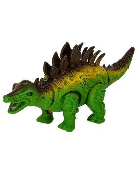 Dinozaur Stegozaur zabawka interaktywna na baterie chodzi świeci ryczy Kik Sp. z o. o. Sp. k. | Time- 2