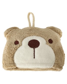 Ręcznik ręczniczek do rąk dla dzieci do przedszkola 42x25cm brązowy miś Kik Sp. z o. o. Sp. k. | Time- 2