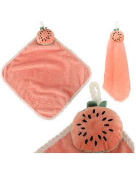 Ręcznik ręczniczek do rąk dla dzieci do przedszkola 30x30cm różowy arbuz