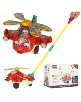 Pchacz na kiju samolot helikopter z dźwiękiem