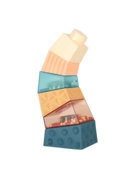 Wieża edukacyjna klocki sensoryczne piramida układanka Montessori Kik Sp. z o. o. Sp. k. | Time- 2