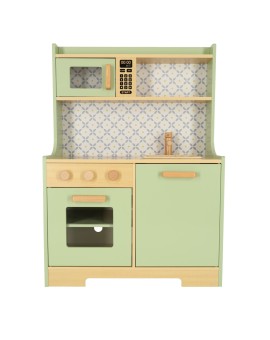 Kuchnia dla dzieci drewniana MDF miętowa Kik Sp. z o. o. Sp. k. | Time- 2