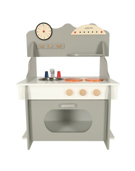 Kuchnia dla dzieci drewniana MDF piekarnik garnki akcesoria 70cm Kik Sp. z o. o. Sp. k. | Time- 2