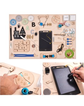 Tablica manipulacyjna drewniana 75 x 50 cm