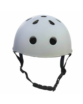 Kask rowerowy dla dziecka Trike Fix dziecięcy regulowany LED M 55-58cm szary ciemny