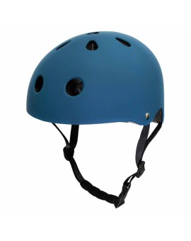 Kask rowerowy dla dziecka Trike Fix dziecięcy regulowany LED M 55-58cm granatowy