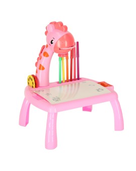 Projektor rzutnik stolik stół do rysowania żyrafa różowa Kik Sp. z o. o. Sp. k. | Time- 2