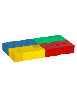Klocki magnetyczne sześcienne kostka sześcian figury magnes 32 el.