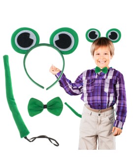 Opaska żabka + muszka + ogonek strój przebranie