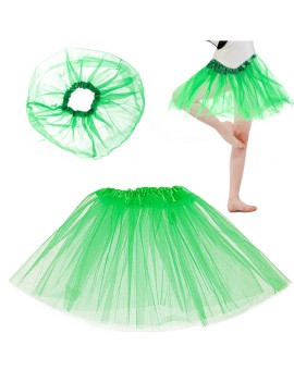 Spódniczka tiulowa tutu kostium strój karnawałowy przebranie zielona