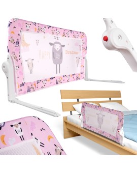 Barierka osłona ochronna do łóżka otwierana 90cm owieczka