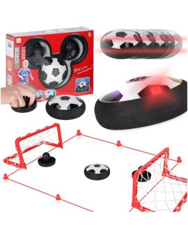Latająca lewitująca piłka nożna krążek cymbergaj hoverball z bramkami