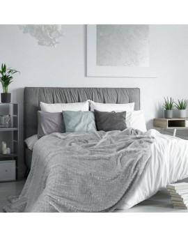 DESIGN 91 Koc CINDY miękki i miły w dotyku z wytłaczanym wzorem Eurofirany | Time- 2