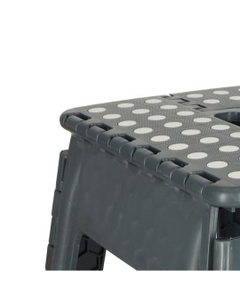Stołek taboret składany antypoślizgowy 39,5 cm ciemny szary Kik Sp. z o. o. Sp. k. | Time- 2