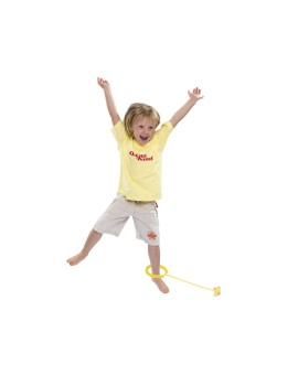 Hula hop na nogę skakanka skipper piłka świecąca migająca LED żółta Kik Sp. z o. o. Sp. k. | Time- 2