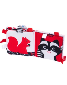 Książeczka sensoryczna gryzak metki kontrastowa las Kik Sp. z o. o. Sp. k. | Time- 2