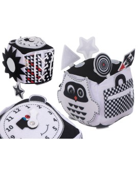 Kostka edukacyjna sensoryczna kontrastowa dotykowa