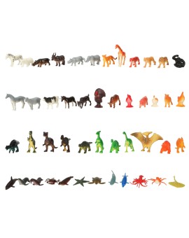 Figurki zwierzęta morskie dzikie zagrodowe dinozaury zestaw mix 48sztuk Kik Sp. z o. o. Sp. k. | Time- 2