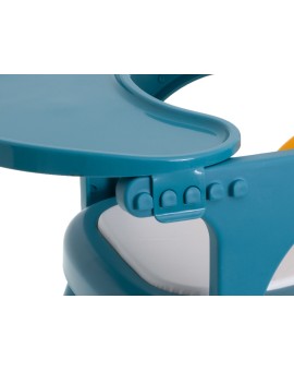 Krzesełko stolik do karmienia i zabawy żółto-niebieski Kik Sp. z o. o. Sp. k. | Time- 2