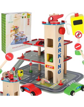 Parking drewniany garaż LULILO BENINO piętrowy