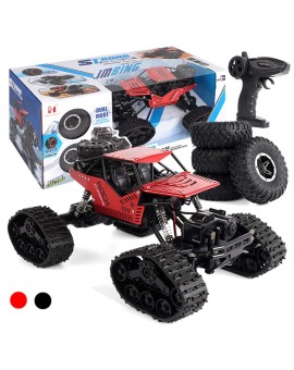 Samochód zdalnie sterowany na pilota RC Rock Crawler 4x4 LHC012 auto 2w1 czerwony