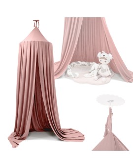 Baldachim kurtyna namiot tipi wiszący różowy