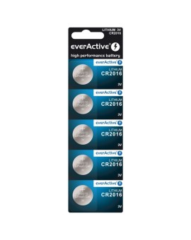 Bateria litowa guzikowa everActive CR2016 blister 5szt