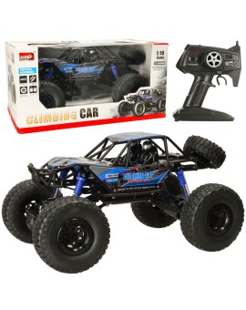 Samochód zdalnie sterowany na pilota RC Crawler Climbing Car 1:10 4WD 48cm niebieski