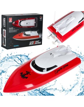 Łódź zdalnie sterowana na pilota RC 4CH mini CP802 czerwona