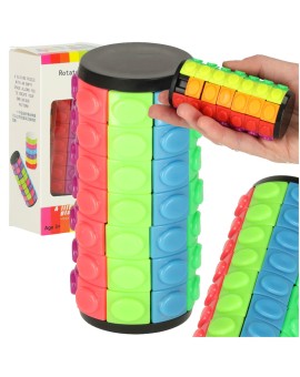 Układanka logiczna łamigłówka walec obrotowy 7 rzędów